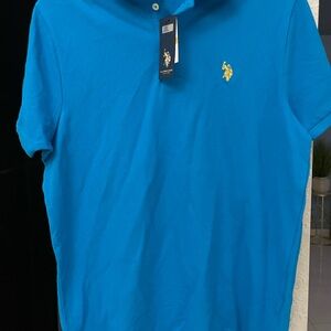 Polo by Ralph Lauren Men's Blue Polo Shirt
